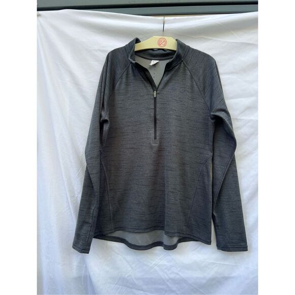 Champion Grey 1/4 Zip Woman’s Top Size Large - Picture 1 of 10